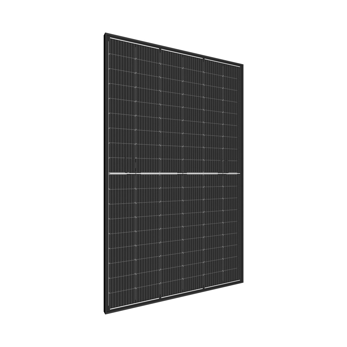 Solar panel on a white background