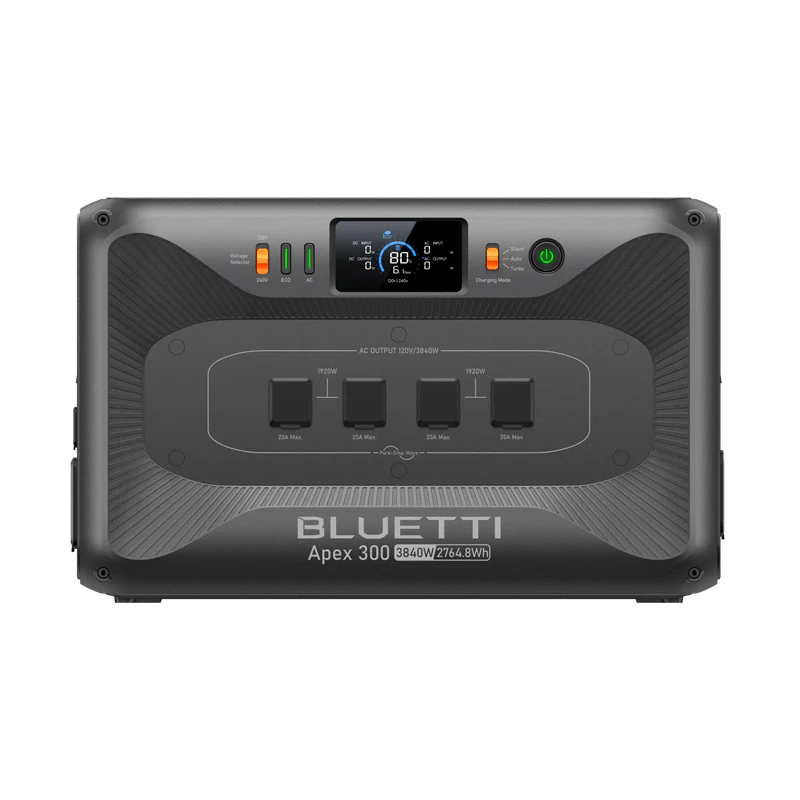 Bluetti Apex 300 Versatile Power Station 3,840W, 2,764.8Wh