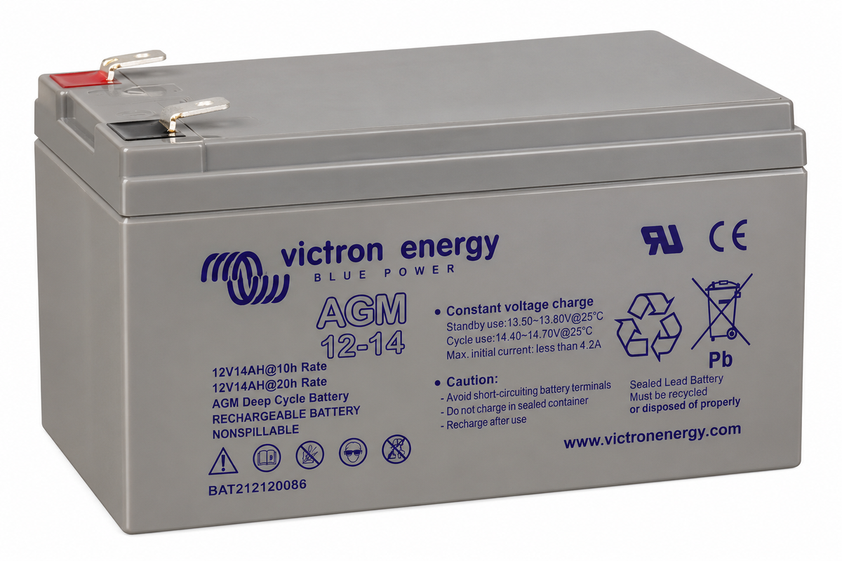 Victron Energy 12V 14Ah AGM Deep Cycle Battery BAT212120086