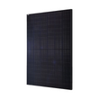 Bluesun 415W full black monocrystalline solar panel with sleek grid design on white background