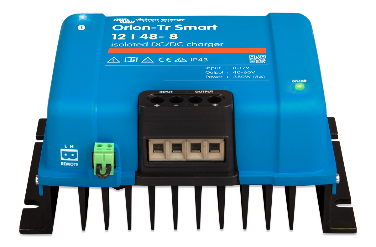 Victron Energy Orion-Tr Smart 12V to 48V 8A 380W Isolated DC-DC Charger – ORI124838120