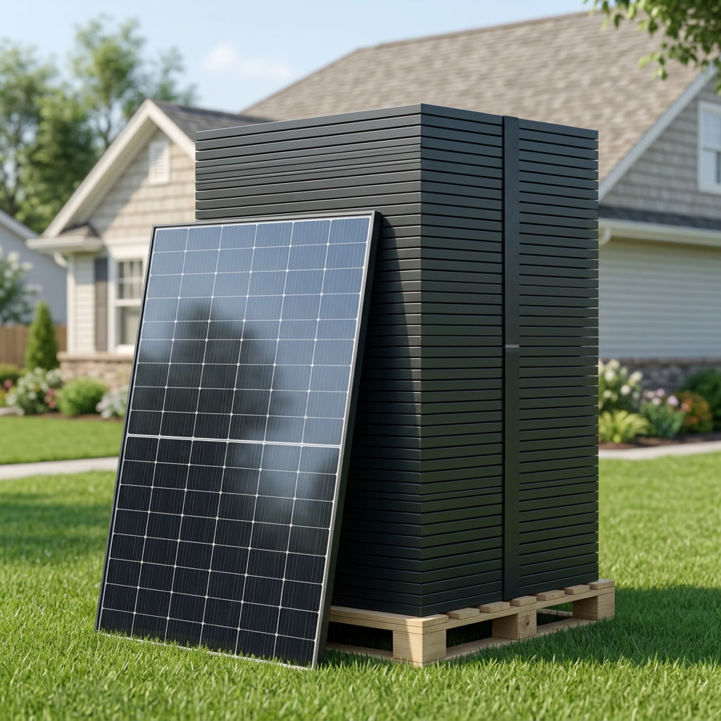 Jinko 460W (Pallet of 37) Tiger Neo N-Type Bifacial Solar Panel JKM460N-48HL4M-DV