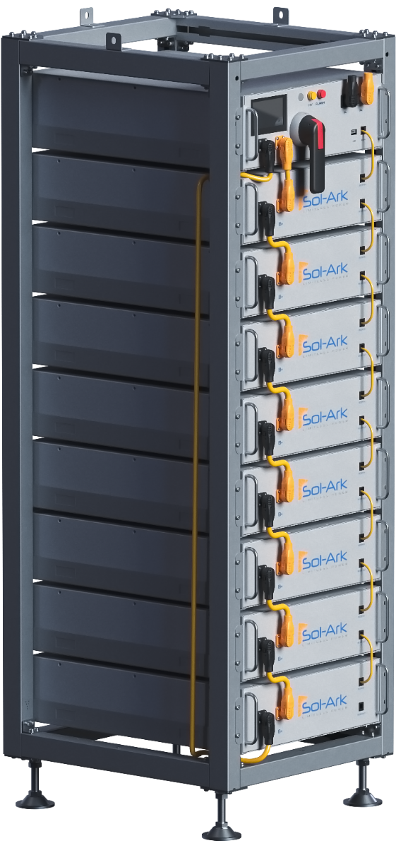 Sol-Ark 60kWh 480V Lithium Iron Phosphate Battery System (Outdoor) L3-HVR-60KWH
