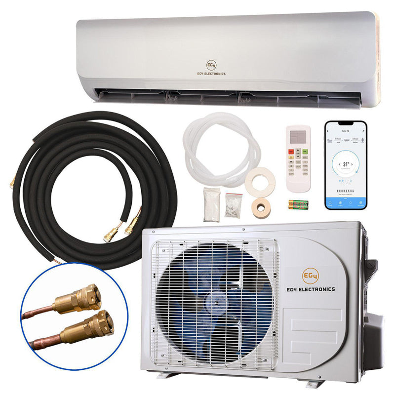 EG4 EG4MISPH24K Mini Split Hybrid AC/DC 2 Ton 24000 BTU Heat Pump