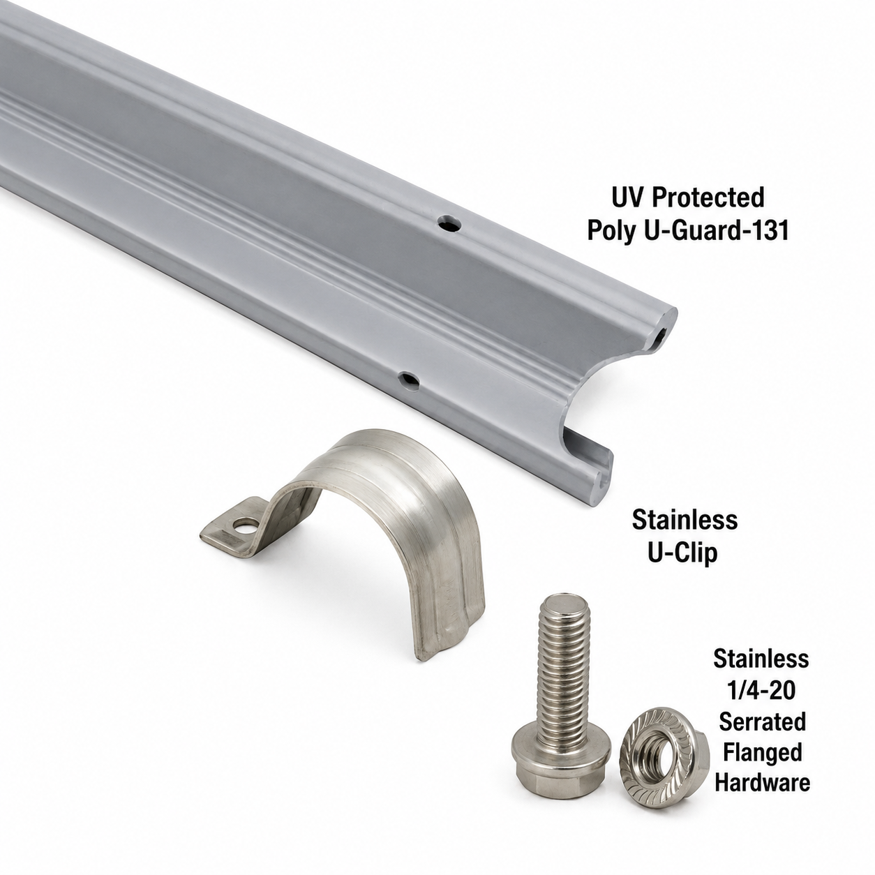 Add On: Poly U Guard Wire Management Kit for Sinclair 36 Panel Arrays