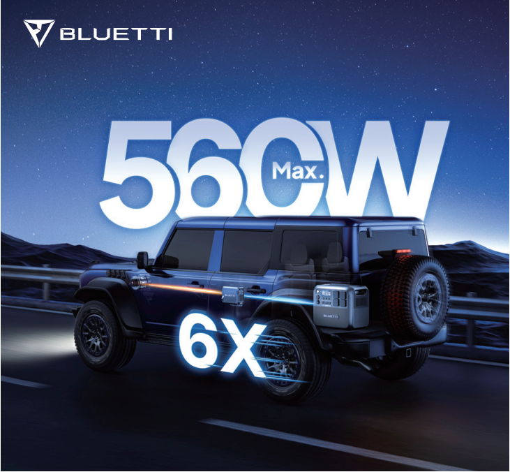 Bluetti Charger 1 + DC Input Cable Alternator Charger