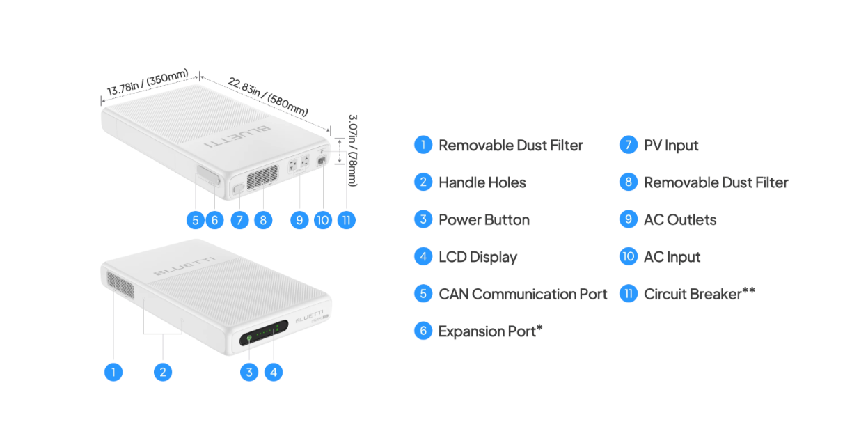 Bluetti FridgePower - Smart UPS Refrigerator Portable Backup System