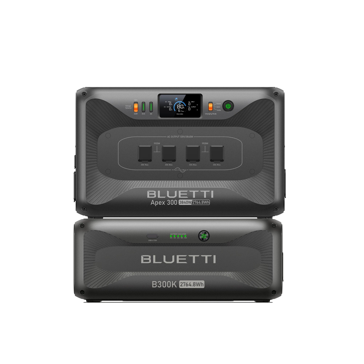 Bluetti Apex 300 + B300K2 Expansion Battery Combo for Power Station Home Battery Backup
