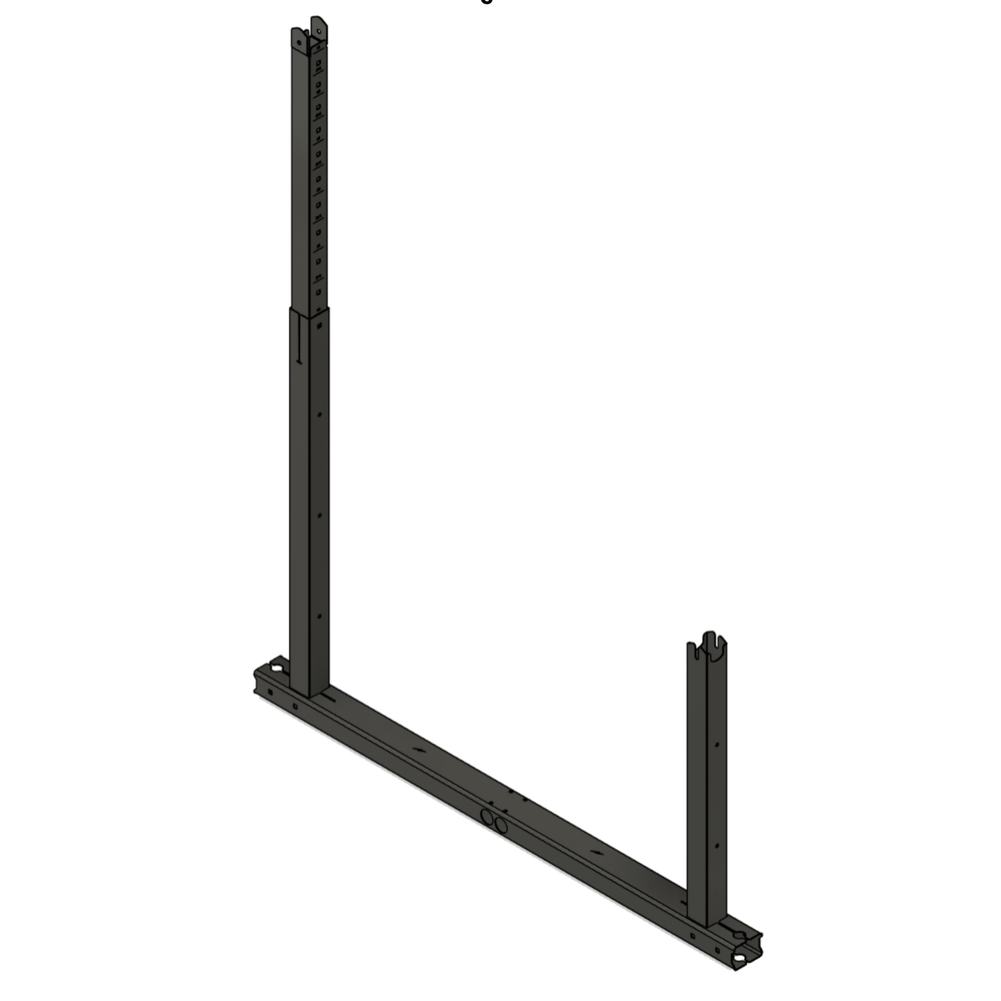 IntegraRack 15-40* Fixed/Adjustable Single Frame Black IR-40FSAB0040