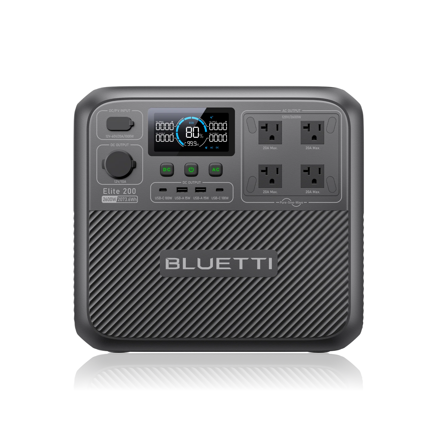 Bluetti Premium 200 V2 2700W 2073.6 Wh Portable Power Station