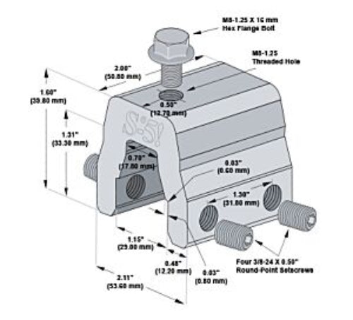 S-5! S-5 KHD Clamp- Compatible with Most Metal Roofs Includes Hardware