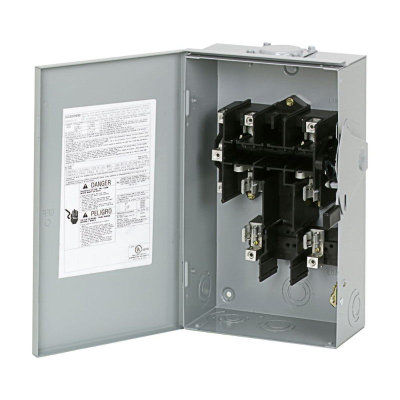 Eaton 60A General Duty Fusible Safety Switch DG222NRB NEMA 3R 240V C H
