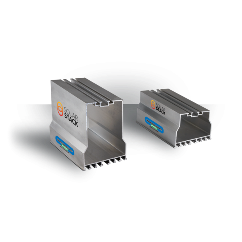 Solar Stack - 5 Degree Tilt Kit 8” SS-8 TK5 (low and high mount)