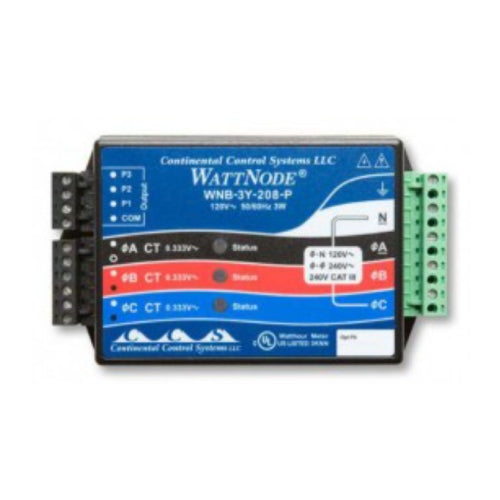 3-Phase WattNode Delta/Wye kWh Transducer Sensor, 480 VAC Modbus 3 Phase accessories
