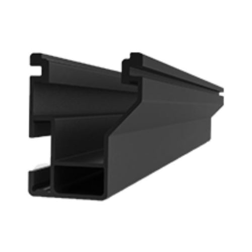 K2 Systems 4000663 Crossrail 48-X 166" Rail, Dark