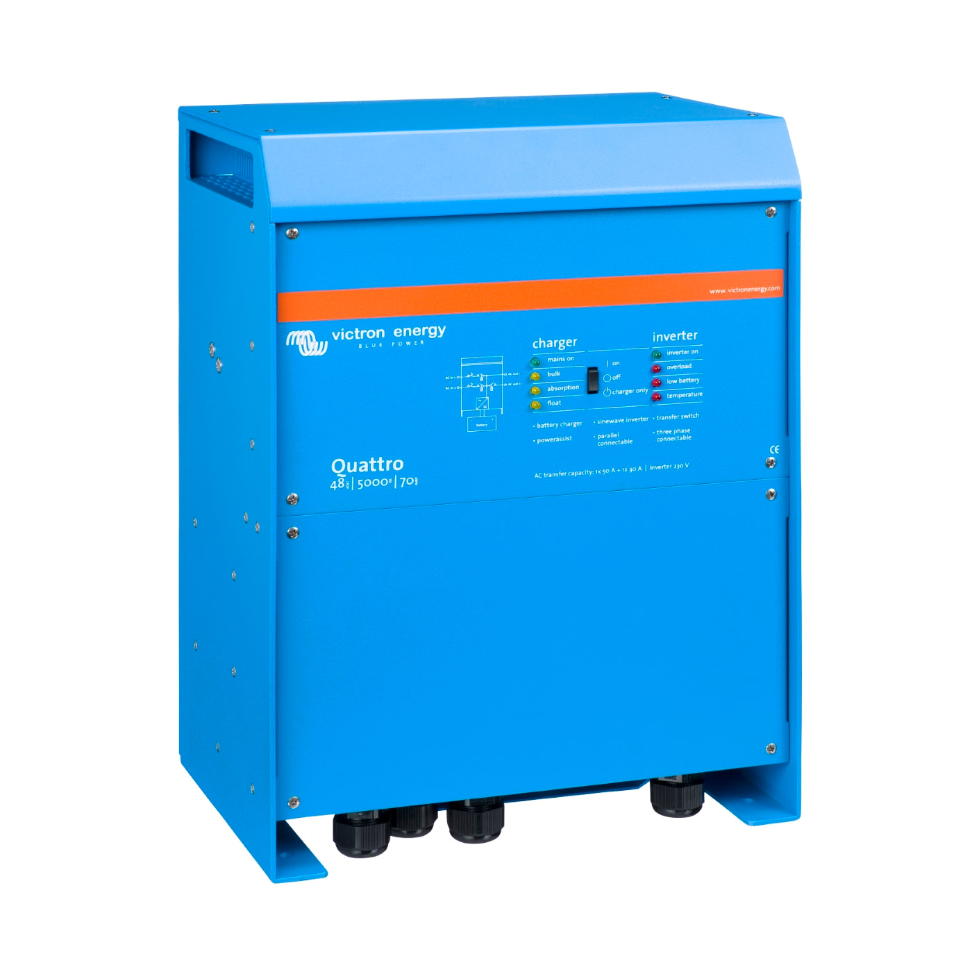 Victron Quattro 48/5000/70-100/100 230V Inverter / Charger