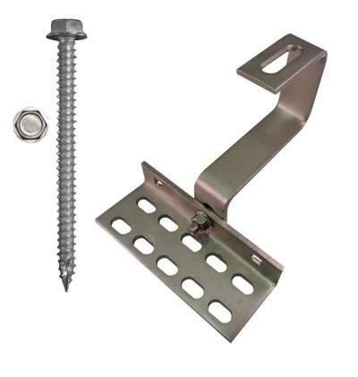 QuickBolt 17601 All Tile Roof Hook, Bottom Mount Rails