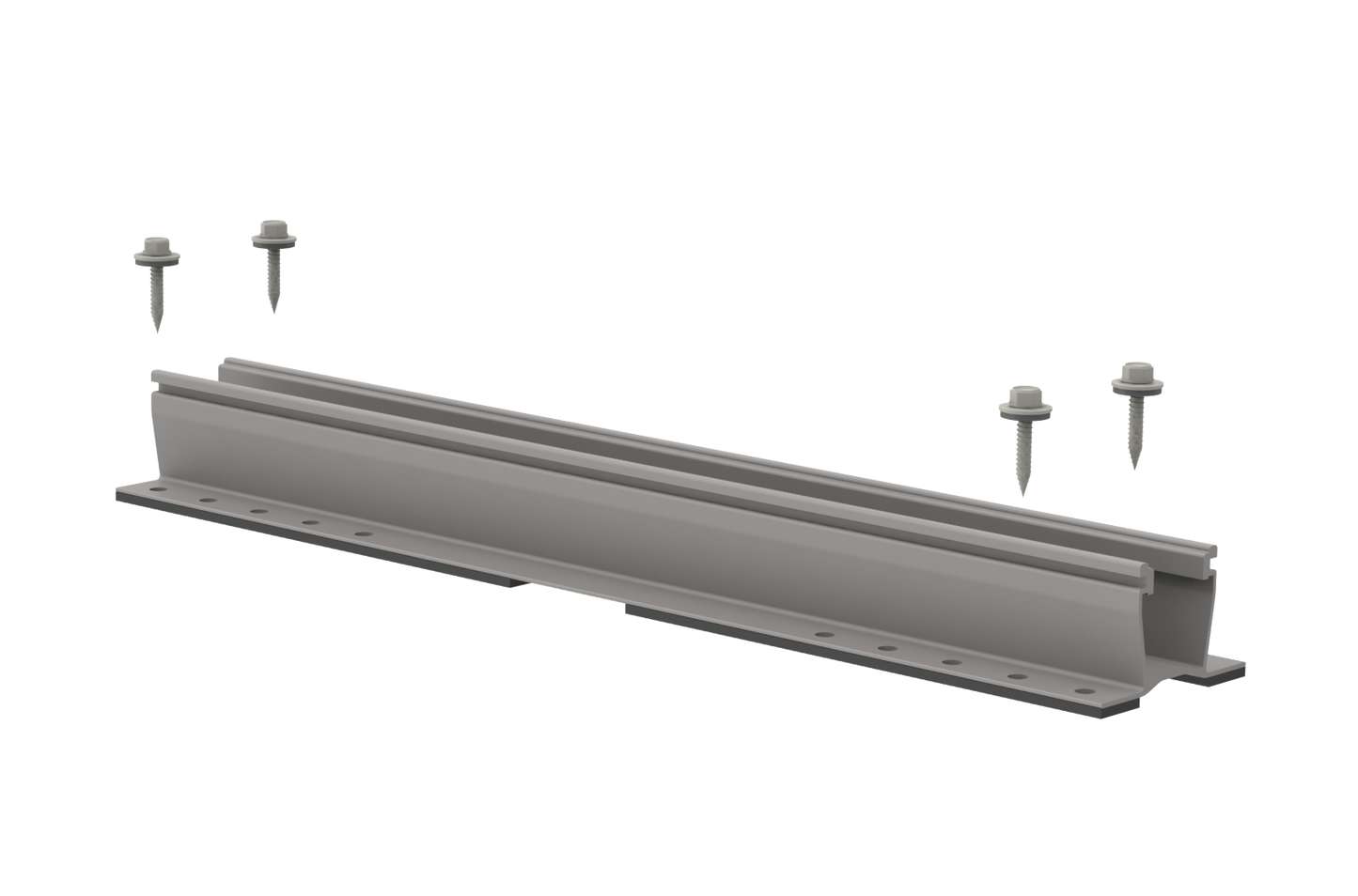 K2 Systems 4000073 MiniRail XPRress Base Set, Mill