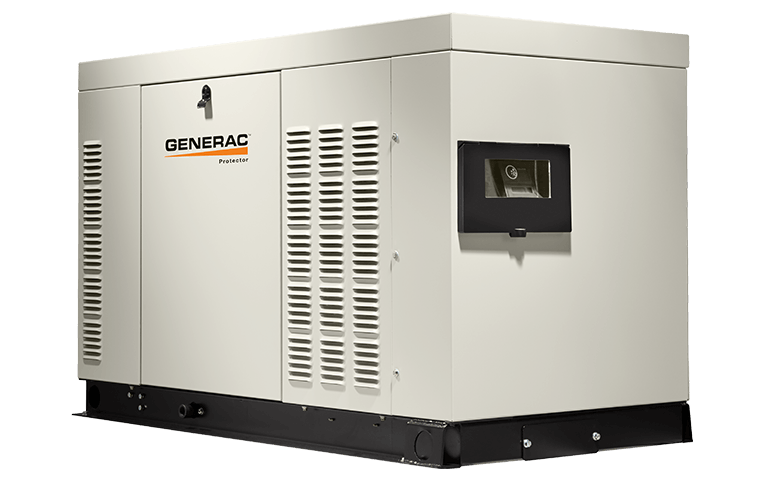 Generac RG025 Protector 25KW Automatic Standby Liquid-Cooled Gaseous Engine Generator in Aluminum Enclosure