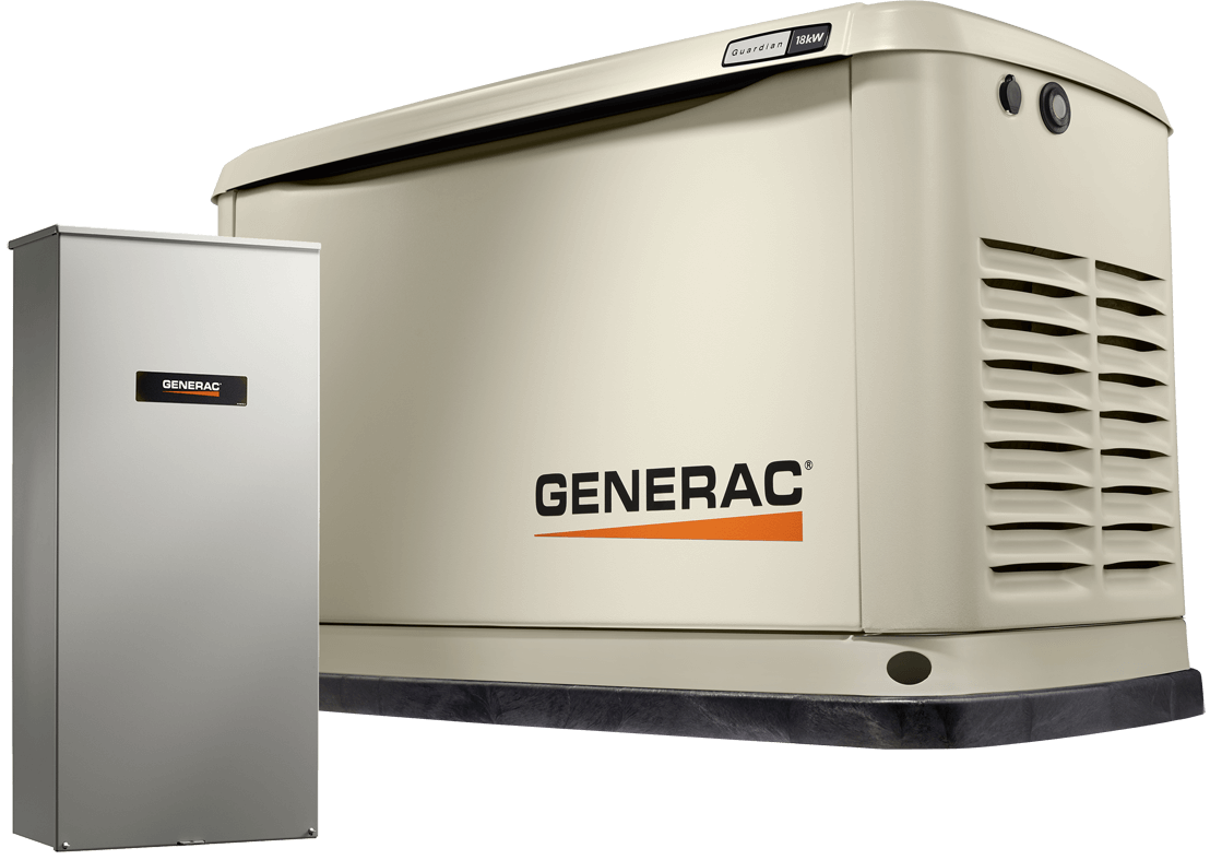 Generac G007228-0 Guardian 18KW Home Backup Air-Cooled Gas Engine Generator in Aluminum Enclosure