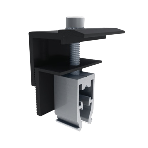 IronRidge Universal End Clamp, 30-45mm, Black QMR-UEC3045-B-20