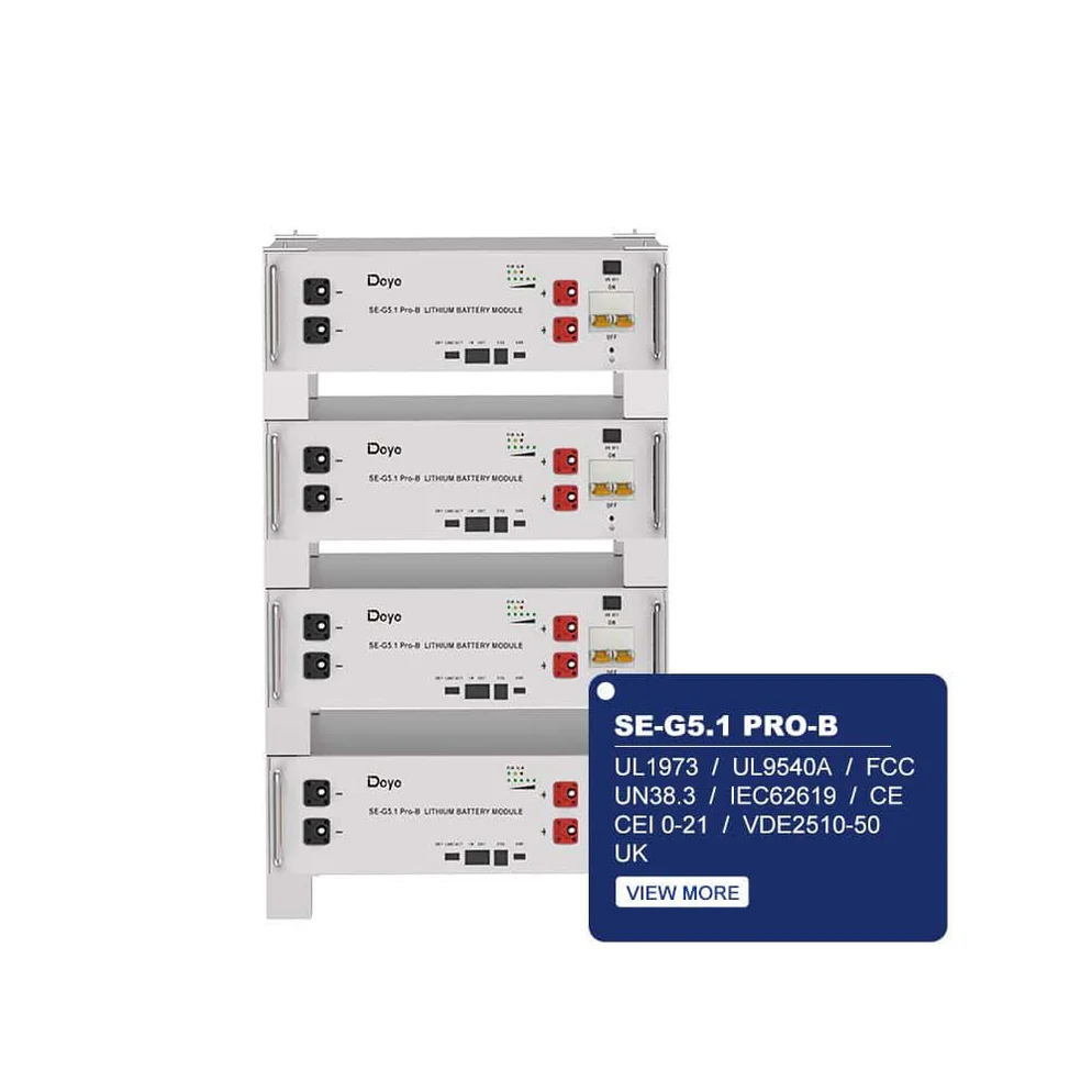 Deye 5.12 kWh LiFePO₄ Battery for Residential Energy Storage SE-G5.1PRO-B