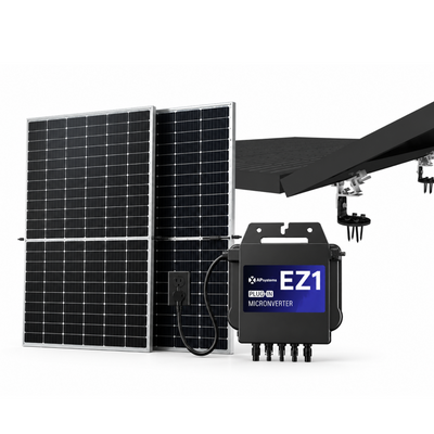 1080W Plug In Solar Kit – with APsystems EZ1 Microinverter & SunModo NanoRack - Roof Mount, Balcony Solar Kit