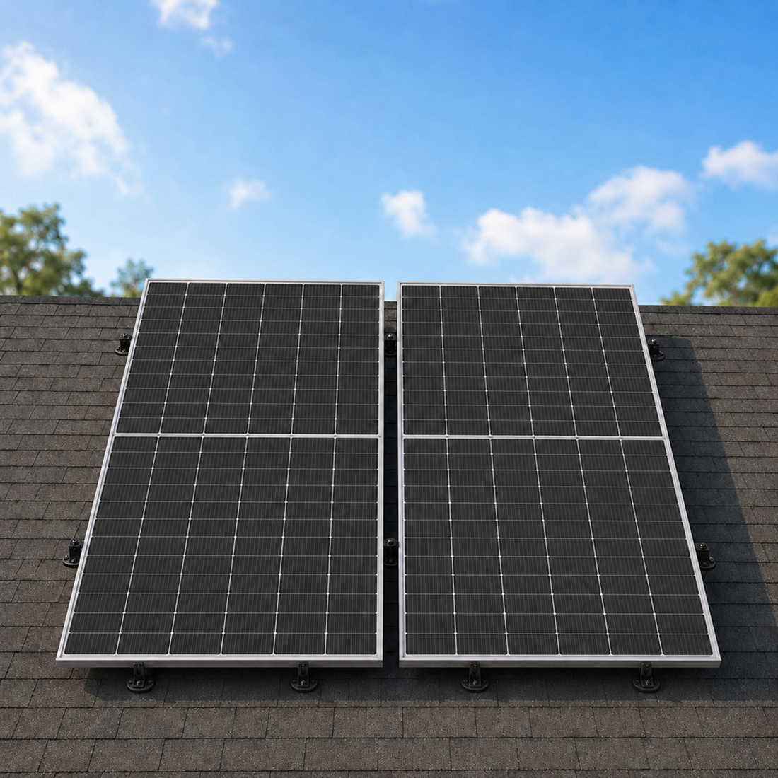 1180W Plug-In Solar Kit with APsystems EZ1, HanerSun 590W Panels & SunModo NanoRack
