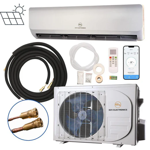 EG4 12k BTU Mini Split Air Conditioner Heat Pump AC/DC Solar Input EG4MISPH12K