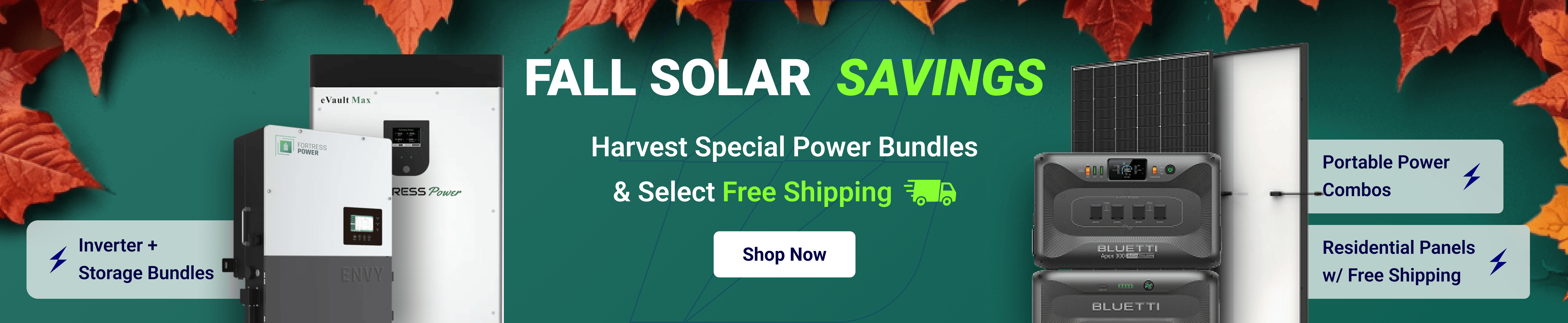 
                      Fall Solar Sale
                      