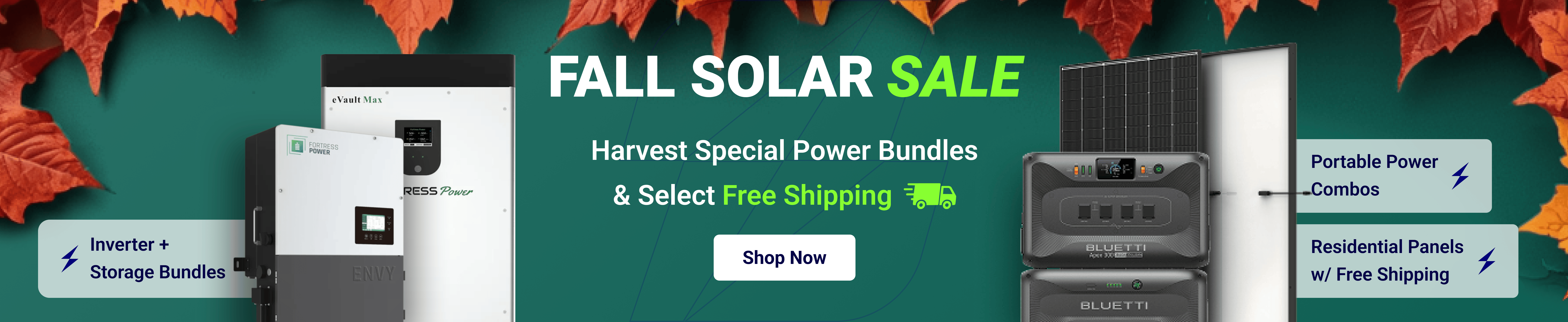 
                      Fall Solar Sale
                      