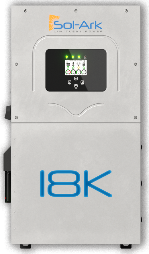 Sol-Ark 18kW Hybrid Solar Inverter 18K-2P-N