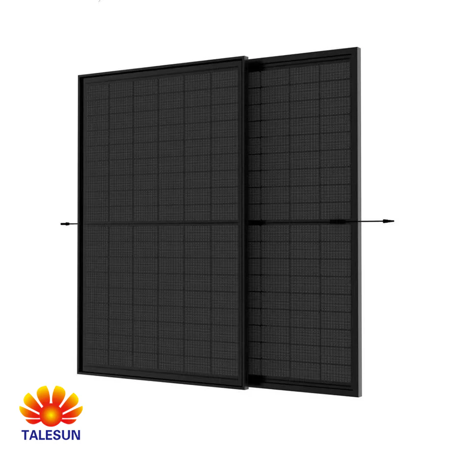 Talesun 450W BIPRO Bifacial Dual Glass TOPCon All Black Solar Panel TM7G54M