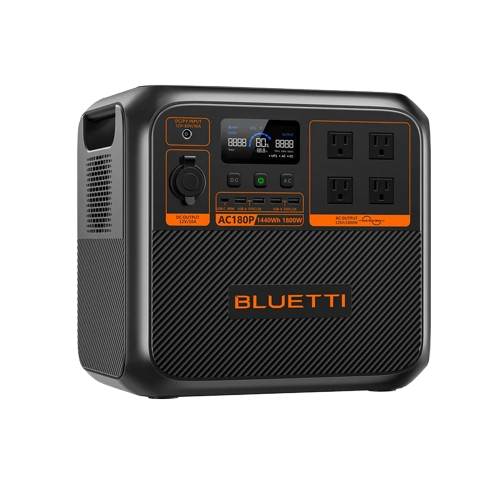 Bluetti AC180P Solar Portable Power Station | 1,800W / 1,440Wh