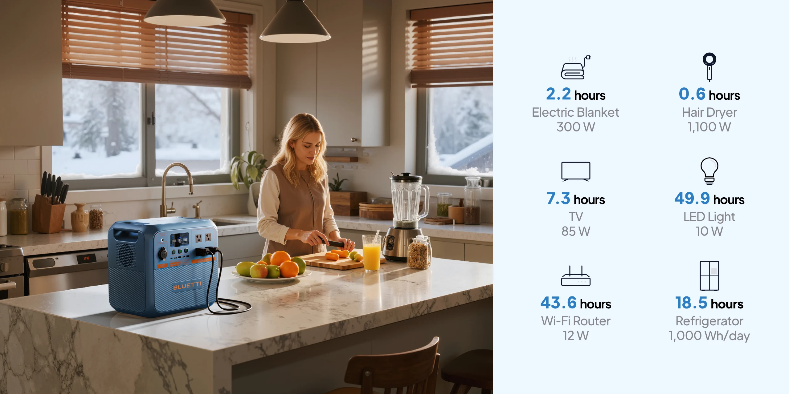 Bluetti Pioneer Na (Sodium) Portable Power Station 1,500W  | 900Wh