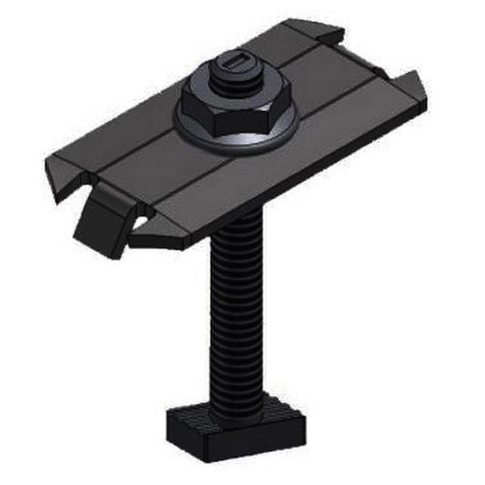 Unirac SM Mid Clamp BC Integrated Bonding Black (1 pc) 302027D-US