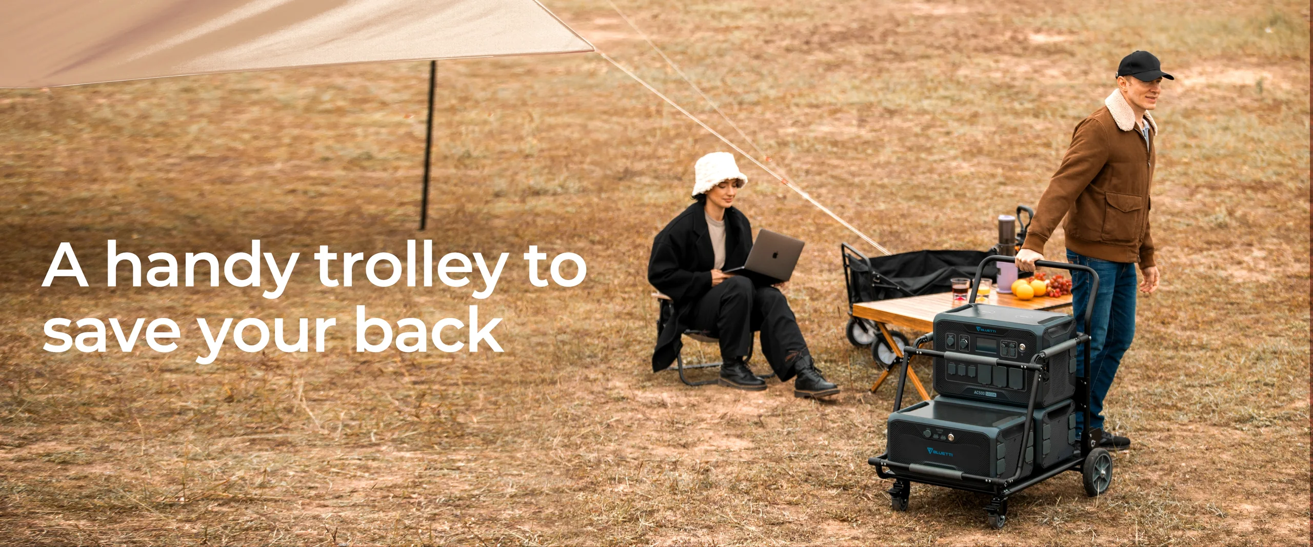 Bluetti Foldable Trolley for Power Stations