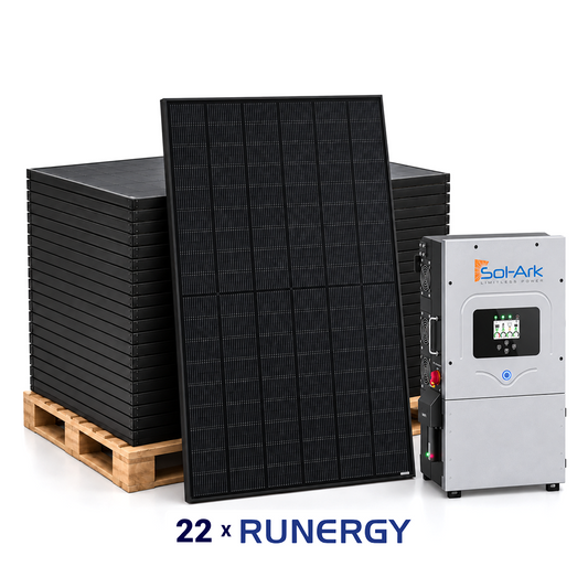 9.9kW Solar Kit - Runergy 450W (22) + Sol-Ark 12K-2P Hybrid Inverter (9kW AC Output)