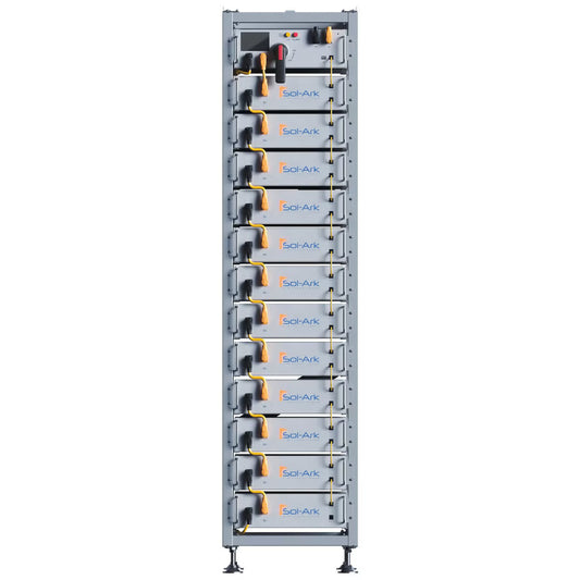 Sol-Ark 60kWh 480V Lithium Iron Phosphate Battery Bank (Indoor Use) L3-HV-60KWH