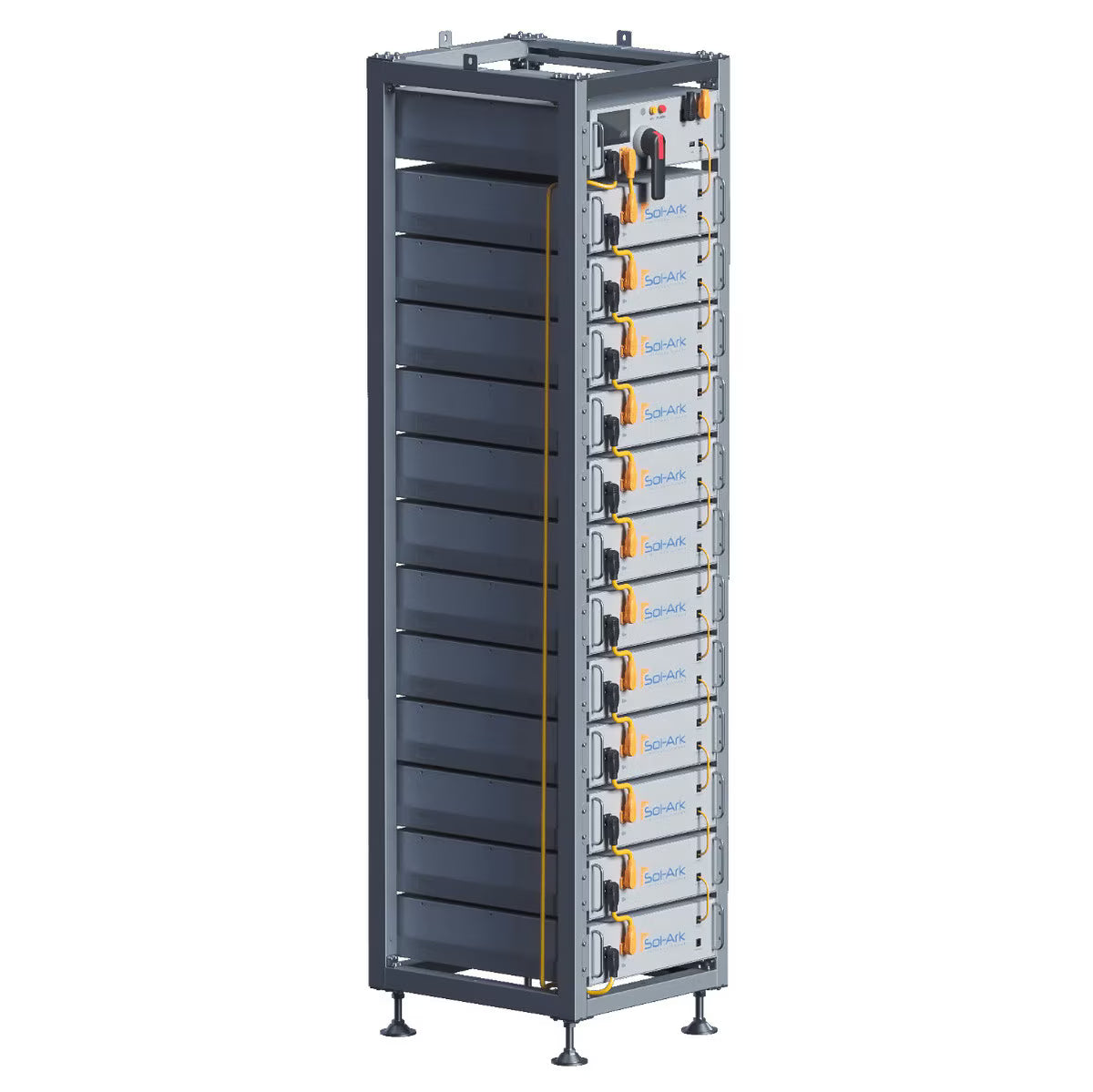 Sol-Ark 60kWh 480V Lithium Iron Phosphate Battery Bank (Indoor Use) L3-HV-60KWH