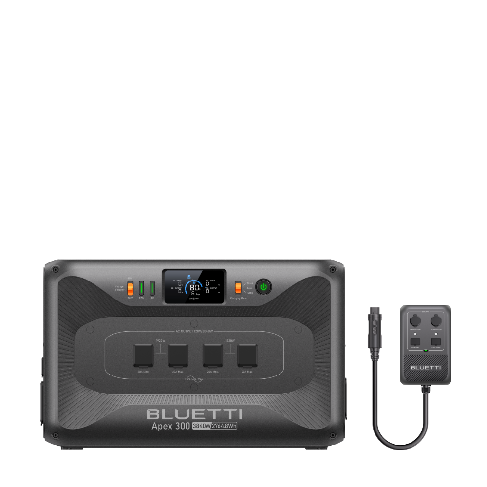 BLUETTI Apex 300 + Hub D1 Kit – Expandable 3kW Power System