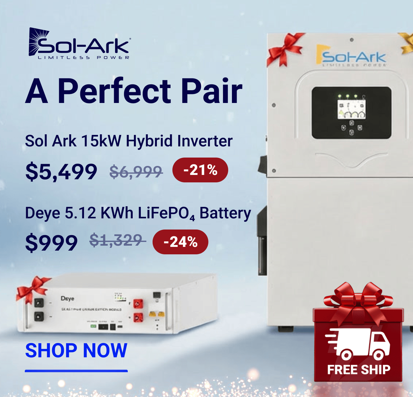 
                      Sol-Ark 18kW 18K-2P-N Hybrid Solar Inverter
                      