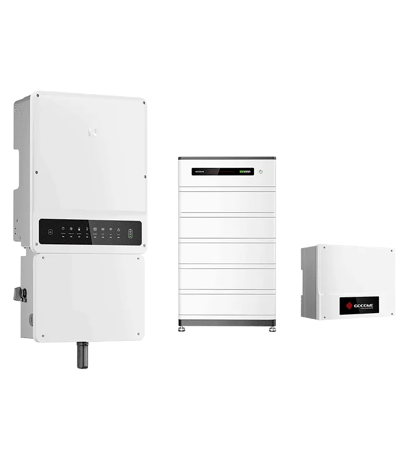 GoodWe A-ES 9.6kW Hybrid Inverter with GoodWe Lynx 16 kWh Battery FH-US High Voltage Battery —Bundle