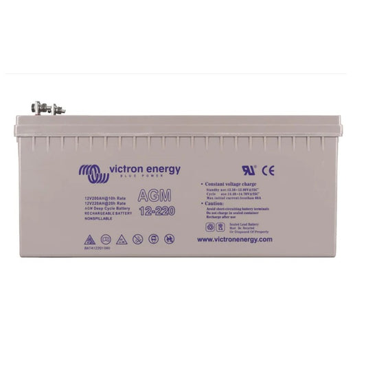 Victron BAT412201084 12V/220Ah AGM Deep Cycle Batt