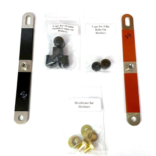 BB-2-12 Two Batttery Bus Bar Kit- Includes Bus Bar to Terminal Block wiring, 2/