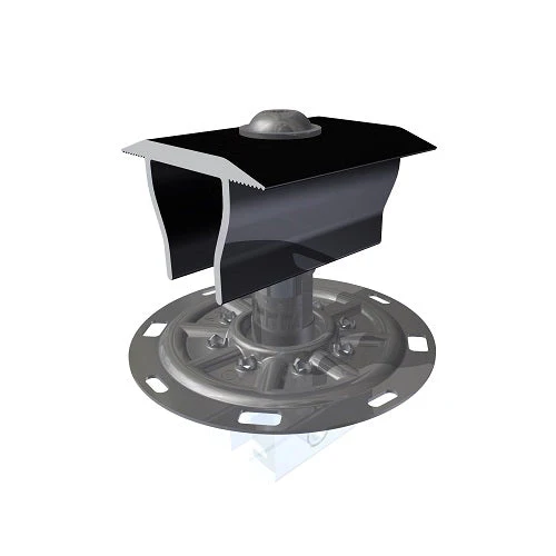 S-5! PVKIT 2.0 Mid Clamp for Rail-Less Solar Panel Mounting on Metal Roofs, Black Anodized – S-5-PVKIT-2.0-MID-BLK