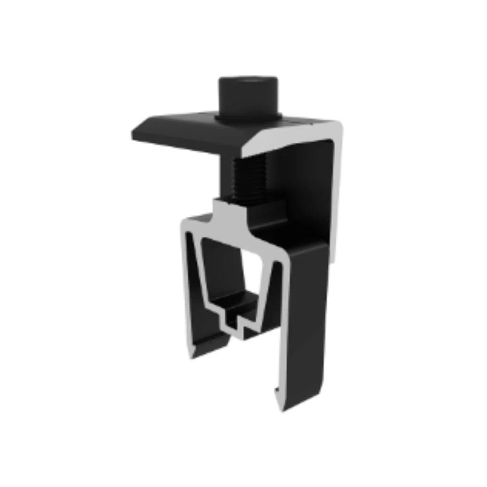 SunModo End Clamp SMR Pop-On Black Domestic CLMP-END-SMR-B-US