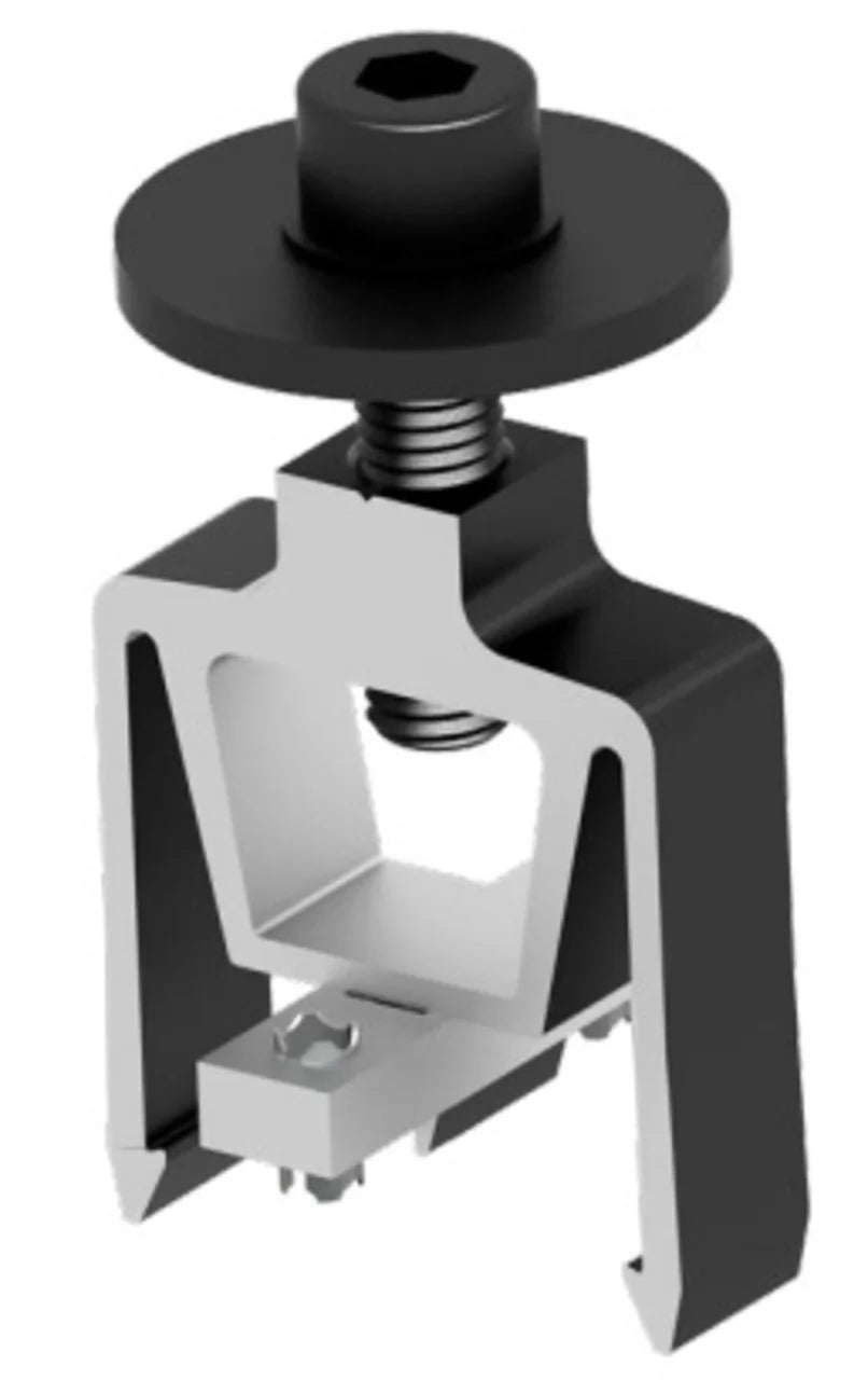 SunModo Mid Clamp SMR Pop-On Black Domestic CLMP-MID-SMR-B-US