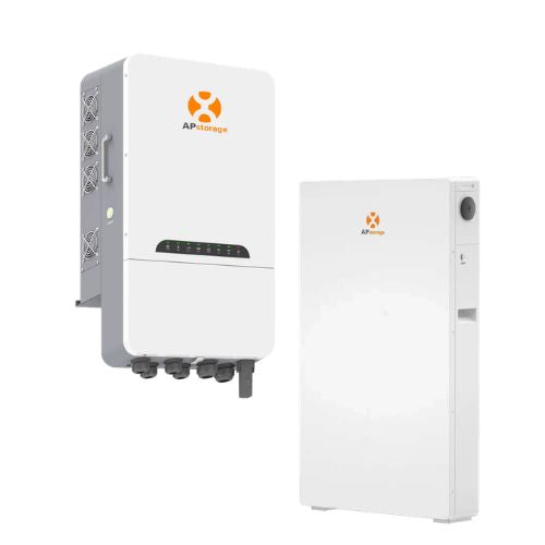 APsystems APstorage 10.24kWh Battery Storage Kit  - 11.4 kW Inverter + 10.24kWh Lithium Battery ELS-11.4 / APbattery-51.2V/10.24kWh-U