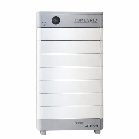 HomeGrid Stack'd 33.6 kWh - (7) 48V Standard All Weather Lithium Battery 4000051 + BMS and Base 4000044 HG-7-Stack